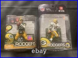 Aaron Rodgers Green Bay Packers Mcfarlane Figures Lot Of 17 Aaron Rodgers Green Bay Packers Mcfarlane Figures Lot Of 17