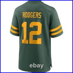 Aaron Rodgers Green Bay Packers Nike Alternate Game Player Jersey Men's Large