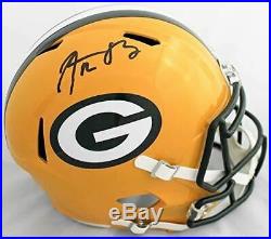 Aaron Rodgers Green Bay Packers Signed Autograph Full Size Speed Helmet Steiner