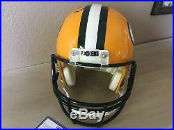 Aaron Rodgers Green Bay Packers Signed Full Size Authentic Helmet Steiner COA
