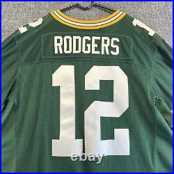 Aaron Rodgers Jersey Nike Men 52 Green Bay Packers #12 Nike on Field USA Made