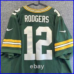 Aaron Rodgers Jersey Nike Men 52 Green Bay Packers #12 Nike on Field USA Made