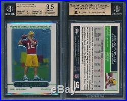 Aaron Rodgers PACKERS 2005 Topps Chrome #190 Rookie Card Rc #190 Rc BGS 9.5 x176