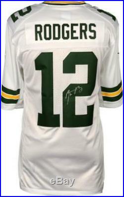 Aaron Rodgers Packers Signed Nike White Limited Jersey Fanatics
