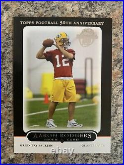 Aaron Rodgers RC 2005 Topps black rookie card #431