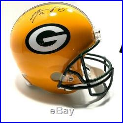 Aaron Rodgers Signed Green Bay Packers Replica Speed Full Size Helmet Fanatics