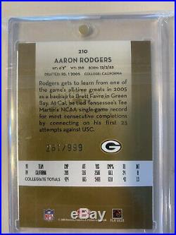 Aaron Rodgers rookies 2005 Topps Chrome/Donruss Classics
