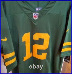 Aaron Rogers Green Bay Packers classic jersey, NWT, Mens XL