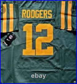 Aaron Rogers Green Bay Packers classic jersey, NWT, Mens XL