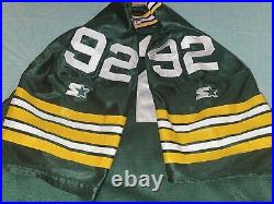 Adult 52 Starter Pro Line Green Bay Packers #92 Reggie White Jersey Vtg Sewn Usa