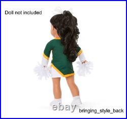 American Girl X NFL Green Bay Packers Cheer Uniform 4 18 Dolls Cheerleader NEW