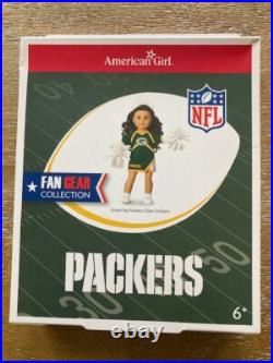 American Girl X NFL Green Bay Packers Cheer Uniform 4 18 Dolls Cheerleader NEW
