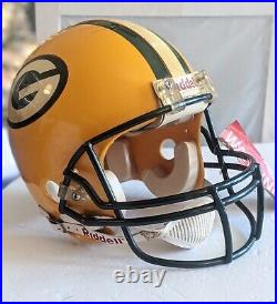 Authentic 90's Green Bay Packers Riddell NFL Football Helmet Large
