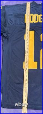 Authentic Aaron Rodgers #12 Green Bay Packers 1929 Throwback Reebok Jersey 46