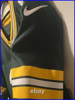 Authentic Aaron Rodgers Green Bay Packers 100th Nike Elite Jersey Mens S G1N
