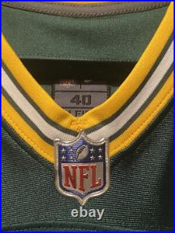Authentic Aaron Rodgers Green Bay Packers 100th Nike Elite Jersey Mens S G1N