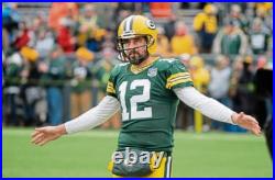 Authentic Aaron Rodgers Green Bay Packers 100th Nike Elite Jersey Mens S G1N
