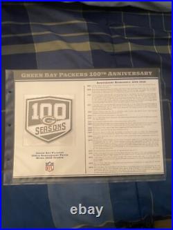 Authentic Aaron Rodgers Green Bay Packers 100th Nike Elite Jersey Mens S G1N