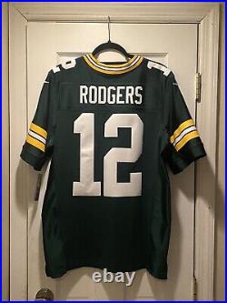 Authentic Aaron Rodgers Green Bay Packers 100th Nike Elite Jersey Mens Size 40