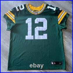 Authentic Aaron Rodgers Green Bay Packers Jersey 48 XL Nike Vapor Elite