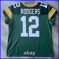Authentic Aaron Rodgers Green Bay Packers Jersey 48 XL Nike Vapor Elite