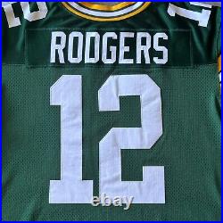 Authentic Aaron Rodgers Green Bay Packers Jersey 48 XL Nike Vapor Elite