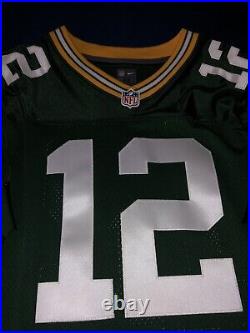 Authentic Aaron Rodgers Green Bay Packers NFL NIKE Elite Jersey Sz 48