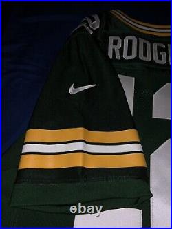Authentic Aaron Rodgers Green Bay Packers NFL NIKE Elite Jersey Sz 48