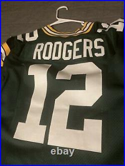Authentic Aaron Rodgers Green Bay Packers NFL NIKE Elite Vapor Jersey Sz 44