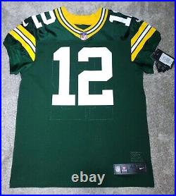 Authentic Aaron Rodgers Green Bay Packers Nike Vapor Elite Jersey Size 40 (M)