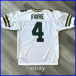 Authentic Brett Favre Green Bay Packers Jersey 48 Reebok Helmet Tag