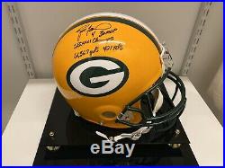 Authentic Green Bay Packers Full size Helmet Signed By Brett Favre