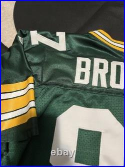 Authentic Green Bay Packers Robert Brooks Jersey By Wilson. Size 50