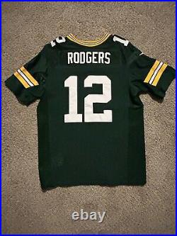Authentic Nike Elite Aaron Rodgers Men's Green Bay Packers Jersey Size 44