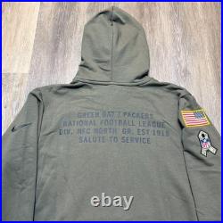 Authentic Nike Green Bay Packers Salute to Service Standard Issue Hoodie 2025