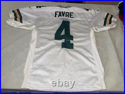 Authentic Nike White Brett Favre Green Bay Packers jersey mens 44 Clean Sewn 90s