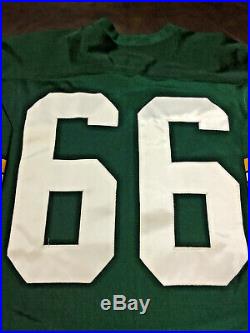 Authentic Ray Nitschke Green Bay Packers Mitchell & Ness DURENE jersey sz 48 XL