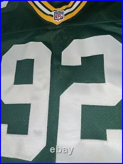 Authentic Reggie White Jersey Green Bay Packers Jersey 52 STARTER Vintage Clean