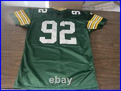 Authentic Reggie White Jersey Green Bay Packers Jersey 52 STARTER Vintage Clean