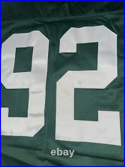 Authentic Reggie White Jersey Green Bay Packers Jersey 52 STARTER Vintage Clean