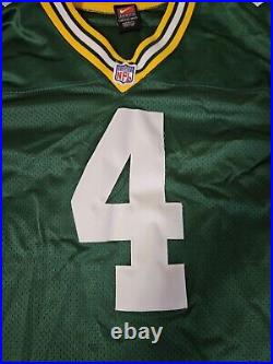 Authentic Vintage Nike NFL Green Bay Packers Brett Favre Football Jersey 52