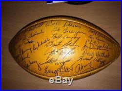 Authenticated Green bay Packers 1965 Championship Team Autographed Football