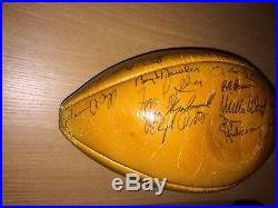 Authenticated Green bay Packers 1965 Championship Team Autographed Football