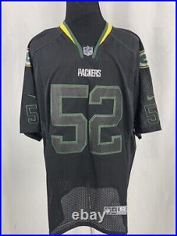 Autographed Clay Matthews Blackout jersey sz 52 Green Bay Packers NFL