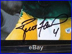 Autographed Green Bay Packers 5 MVP Canvas Starr Taylor Favre, Rodgers, Hornung