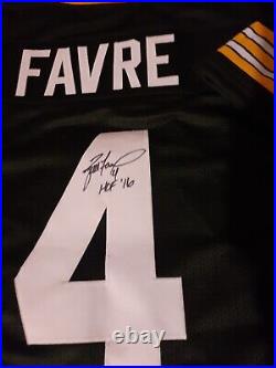 BRETT FAVRE GREEN BAY PACKERS hand signed autographed football jersey WithCOA