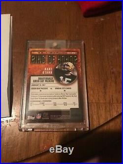 Bart Starr 2002 Topps Auto Super Bowl I MVP Ring Of Honor Autograph Packers SP
