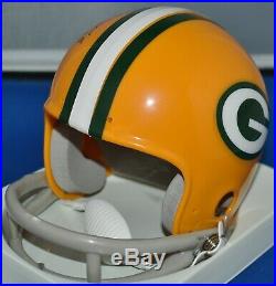 Bart Starr Autographed 2 Bar Mini Helmet Green Bay Packers Hof 77 Sb I & II Jsa