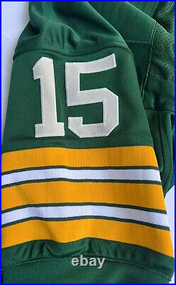 Bart Starr Autographed Embroidered Green Bay Packers Jersey MVP, SB 1 & 2