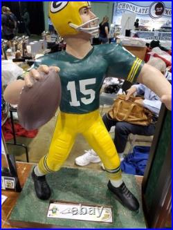 Bart Starr Autographed Green Bay Packers 3 Foot Figure